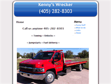 Tablet Screenshot of kennyswrecker.com